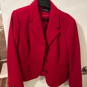 Women's Red Tailored Blazer